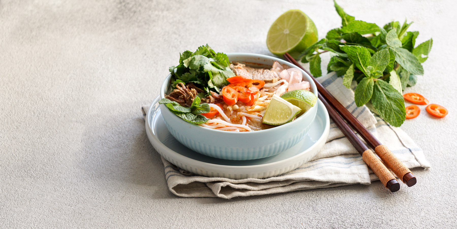 Vietnamese Beef Noodle Soup 